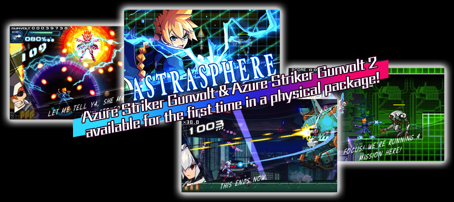 Azure Striker Gunvolt & Azure Striker Gunvolt 2 available for the first time in a physical package!