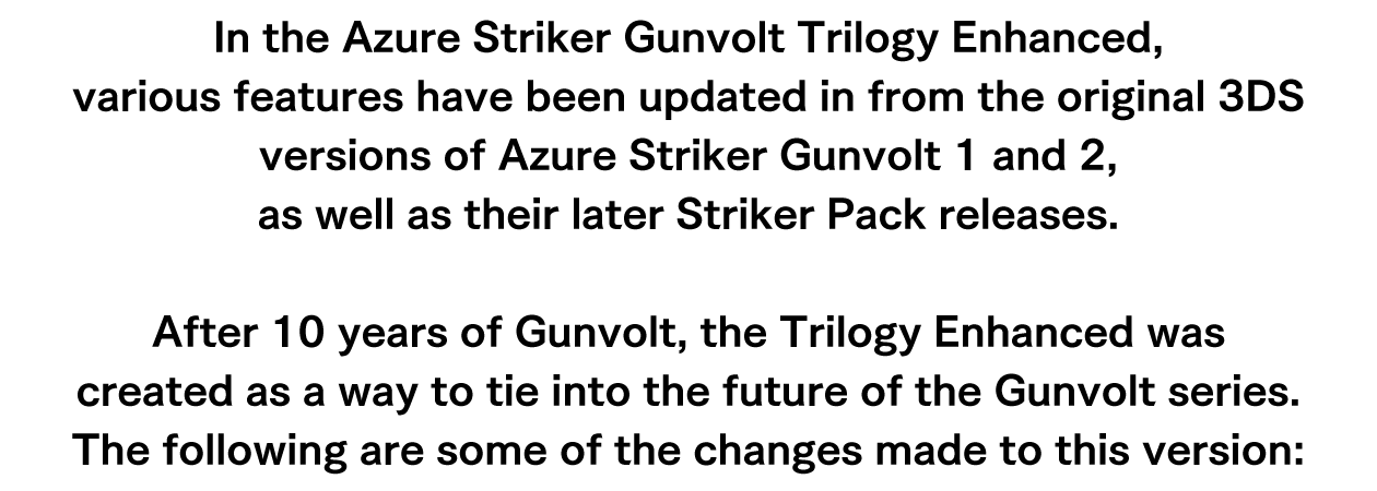 Changes from Past Versions01
