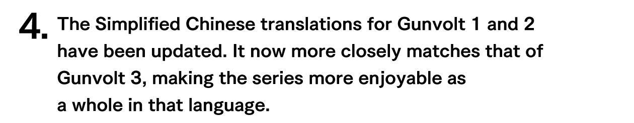 Changes from Past Versions05
