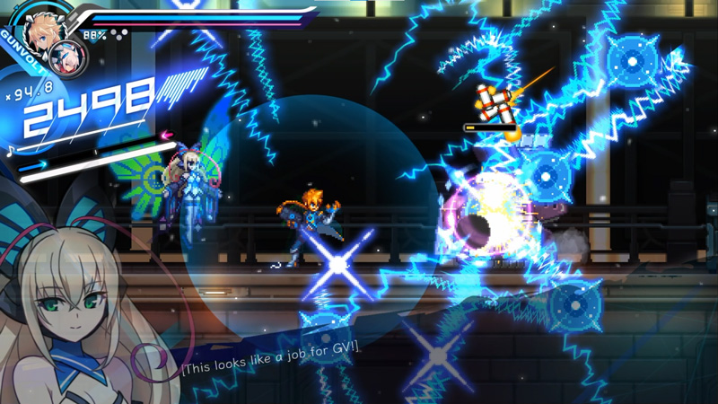 「Azure Striker Gunvolt GX」의 특징02