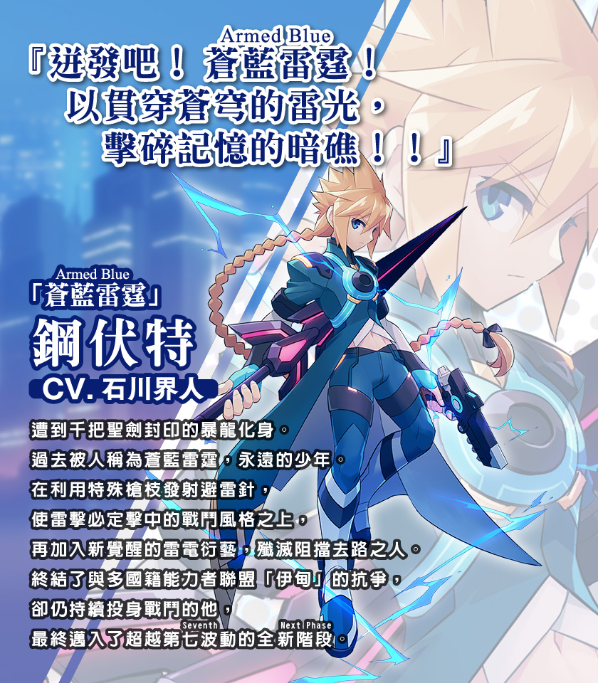 「蒼藍雷霆（Armed Blue）」鋼伏特