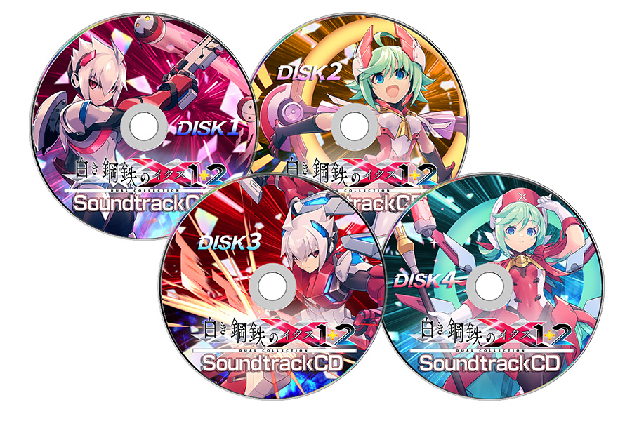 ②CD《银白钢铁X完全版原声带》（4片装）